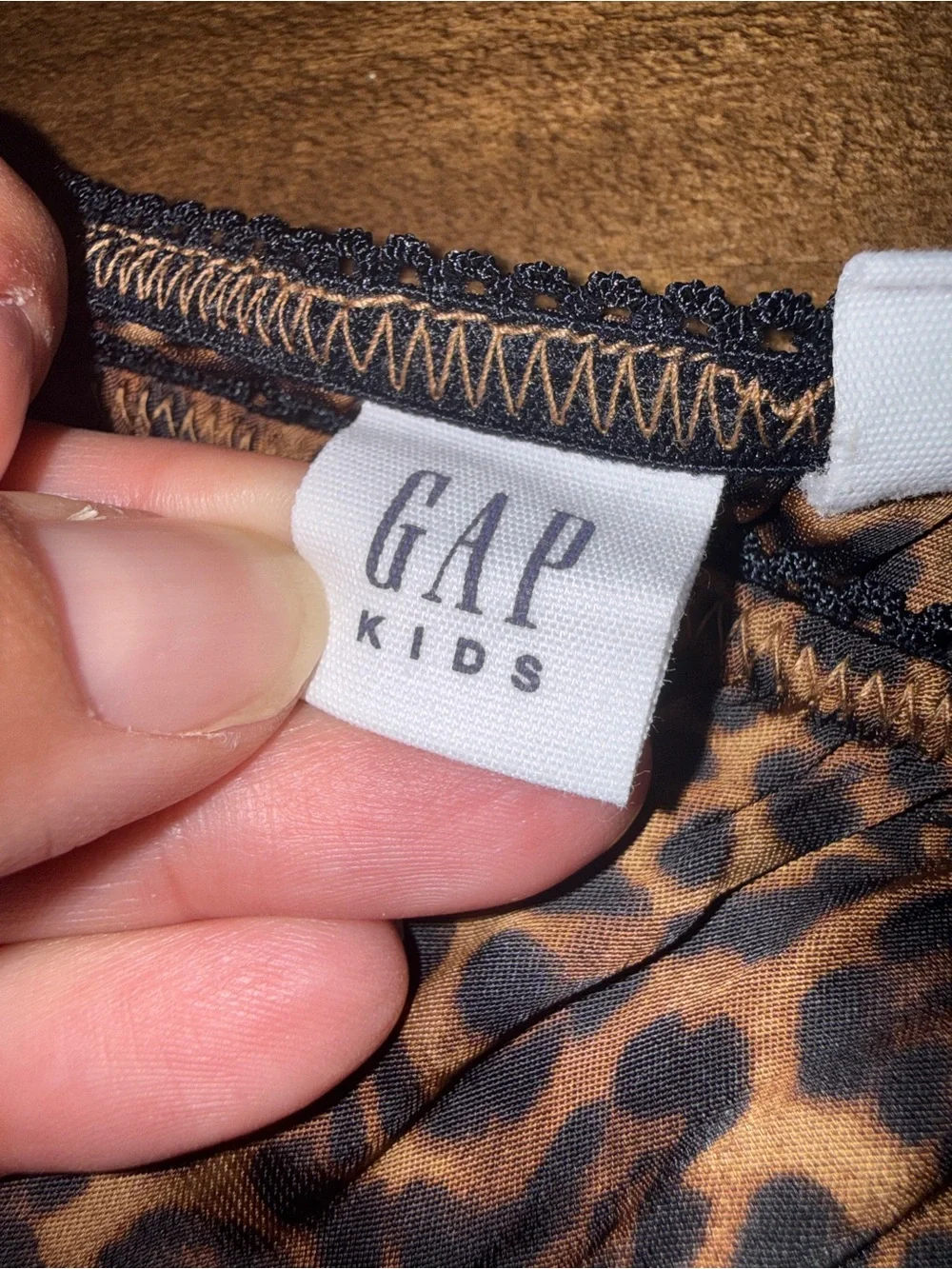 GAP Leopard Print Circle Skirt - Brown & Black